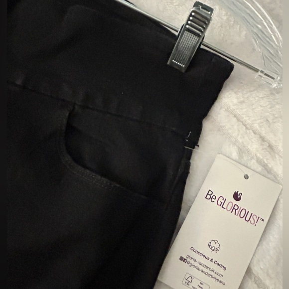 NWT Amanda Pull-On Black Jeans Straight Leg Sz 8 Short - Picture 12 of 15